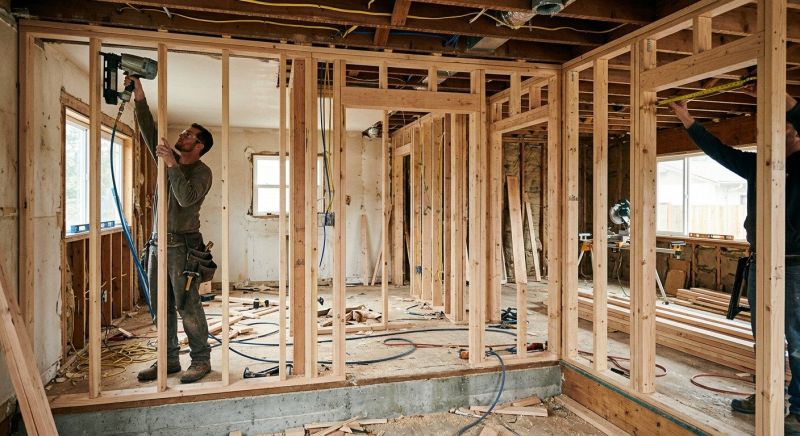 Shop Framing in Conroe, TX