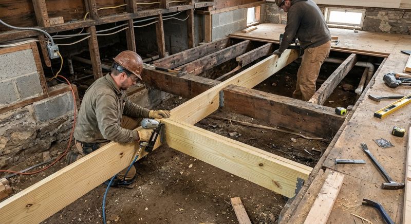 Wood Beam Replacement in Kansas City, KS